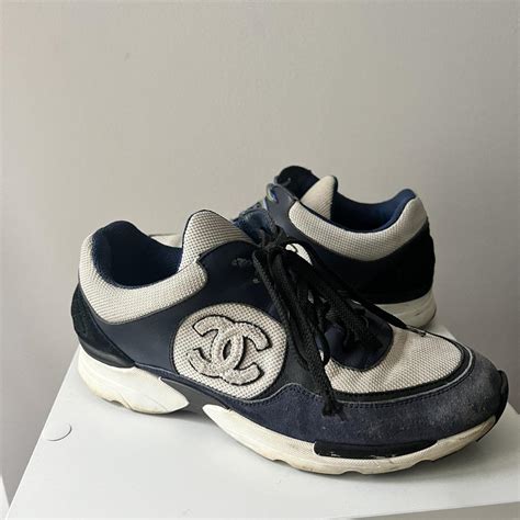 blue chanel trainers|Chanel trainers selfridges.